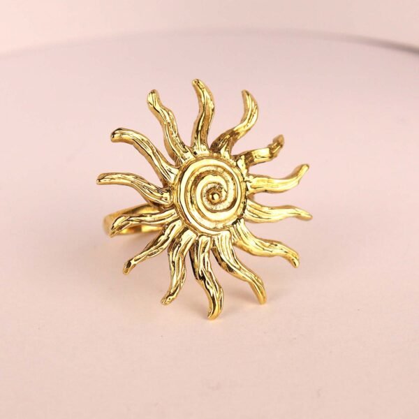 Brass Sun Ring