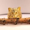Brass Cat Head Ring