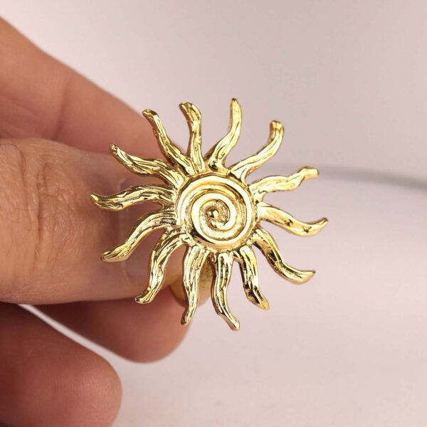 Brass Sun Ring