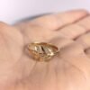 Brass Leaf Branch Ring