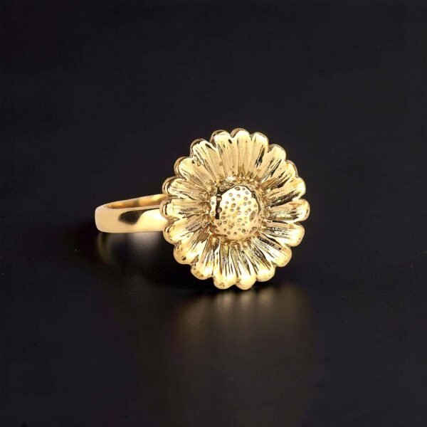 Brass Daisy Ring