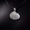Sterling Silver Seashell Pendant Necklace