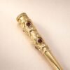 Cigarette Holder for Regular Size Cigarettes with Garnet Stones, Vintage Style, Sizes 9 cm Brass Cigarette Holder with garnet stones