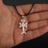 Sterling Silver Armenian Cross Necklace