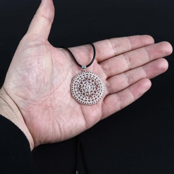 Sterling Silver Women Filigree Necklace