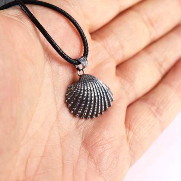 Sterling Silver Seashell Pendant Necklace