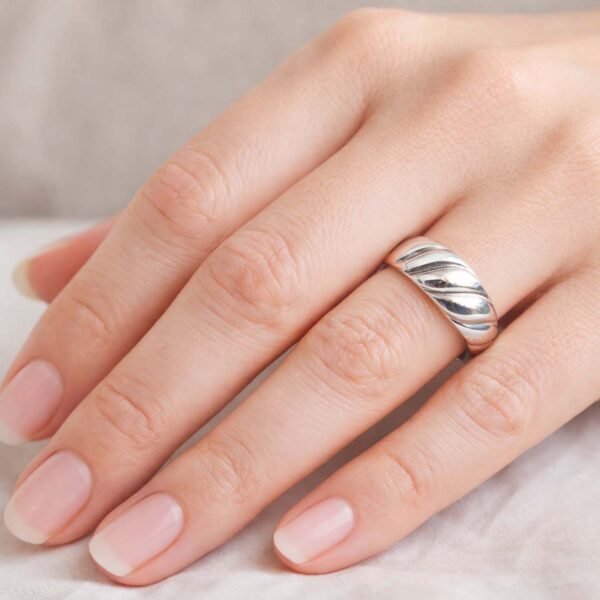Sterling Silver Twisted Ring
