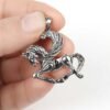 Sterling Silver Horse Pendant Necklace