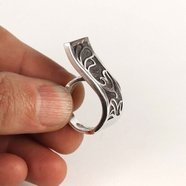 Sterling Silver Ornamental Ring