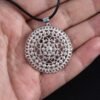 Sterling Silver Women Filigree Necklace