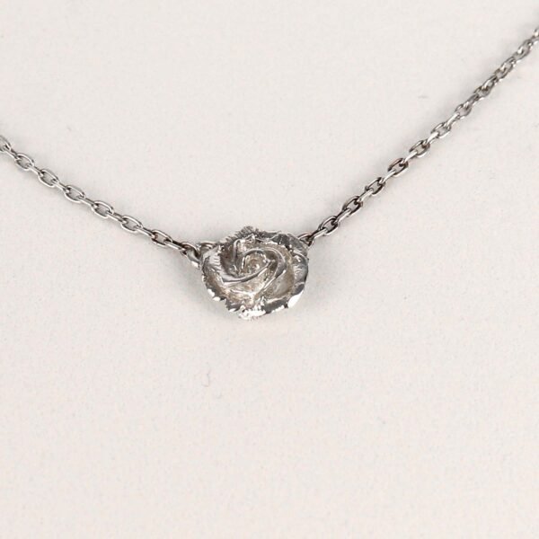 Tiny Rose Pendant Necklace