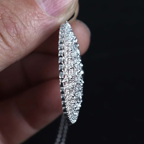 Sterling Silver Women Filigree Necklace