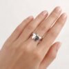 Sterling Silver Butterfly Ring – Minimalist Nature Jewelry for Women, Sizes 3-12 Sterling Silver Butterfly Ring