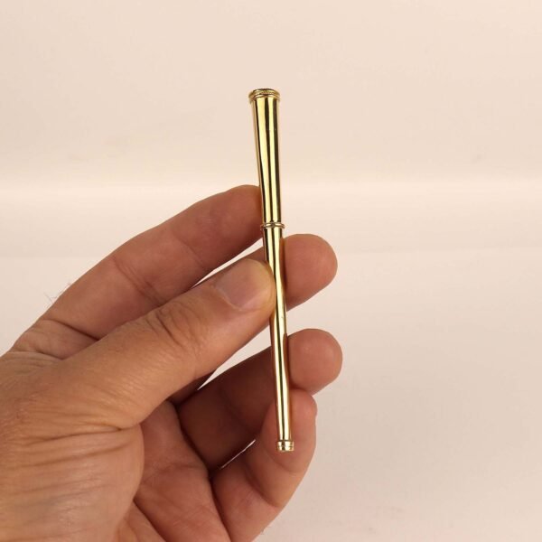 Gold Brass Cigarette Holder