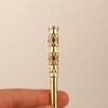 Cigarette Holder for Slim Size Cigarettes with Garnet Stones, Vintage Style, Made of Brass Cigarette Holder for Slim Size Cigarettes with Garnet Stones, Vintage Style, Made of Brass