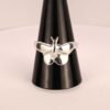 Sterling Silver Butterfly Ring – Minimalist Nature Jewelry for Women, Sizes 3-12 Sterling Silver Butterfly Ring