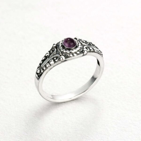 Sterling Silver Amethyst Ring