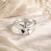 Sterling Silver Butterfly Ring – Minimalist Nature Jewelry for Women, Sizes 3-12 Sterling Silver Butterfly Ring