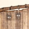 Fennec Fox Earrings - Sterling Silver Dangle Earrings