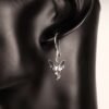 Fennec Fox Earrings - Sterling Silver Dangle Earrings