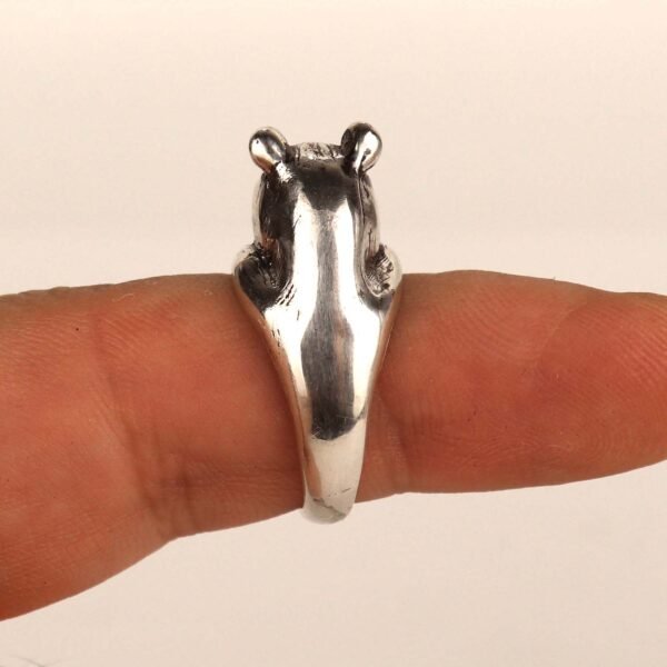 panda ring sterling silver