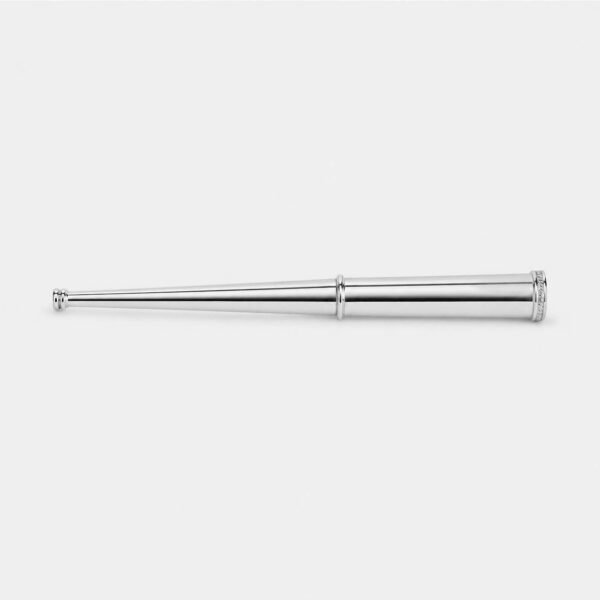 Polished Mirror Finish Silver Cigarette Holder 90mm