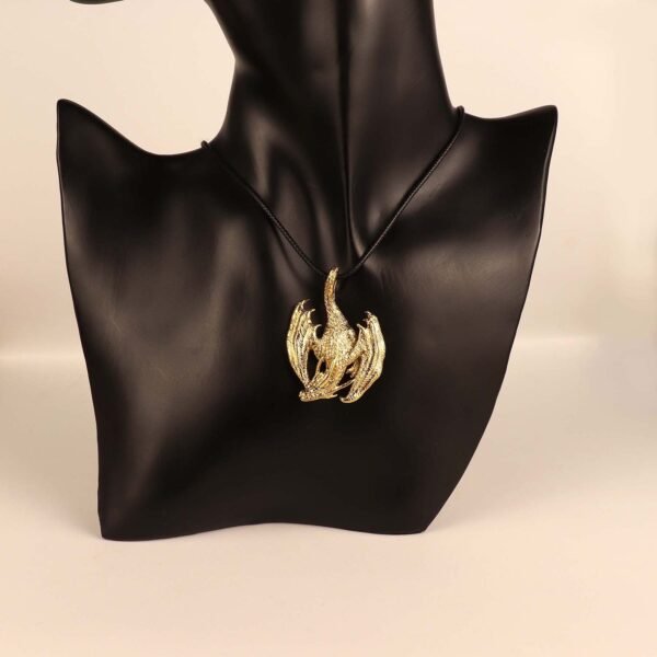 Gold Dragon Pendant Necklace