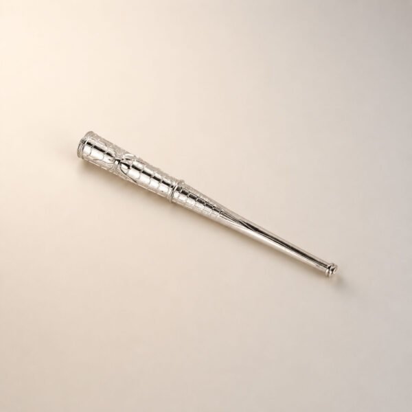 Sterling silver spider and spiderweb cigarette holder for regular size cigarettes