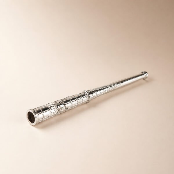 Sterling silver spider and spiderweb cigarette holder for slim cigarettes