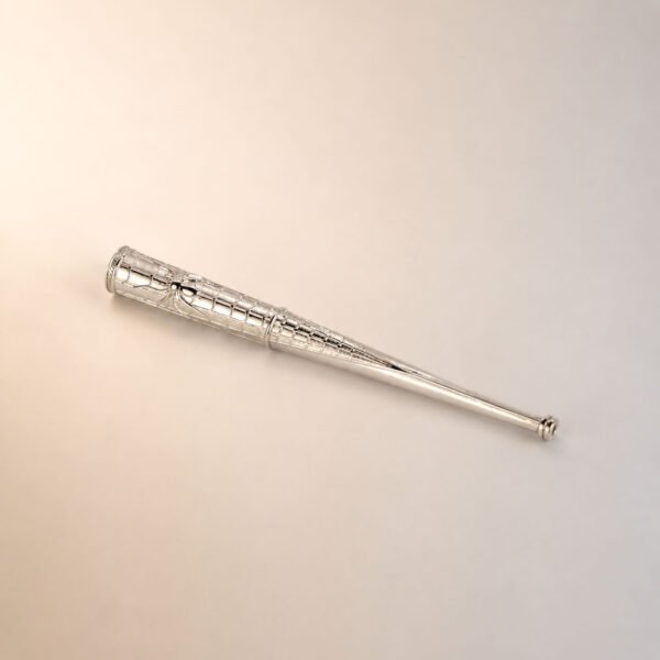 Sterling silver spider and spiderweb cigarette holder for regular size cigarettes