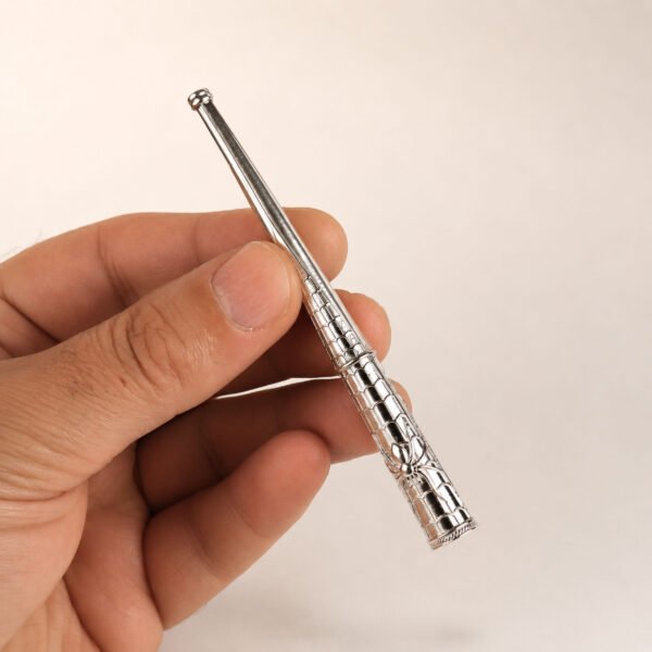 Sterling silver spider and spiderweb cigarette holder for regular size cigarettes