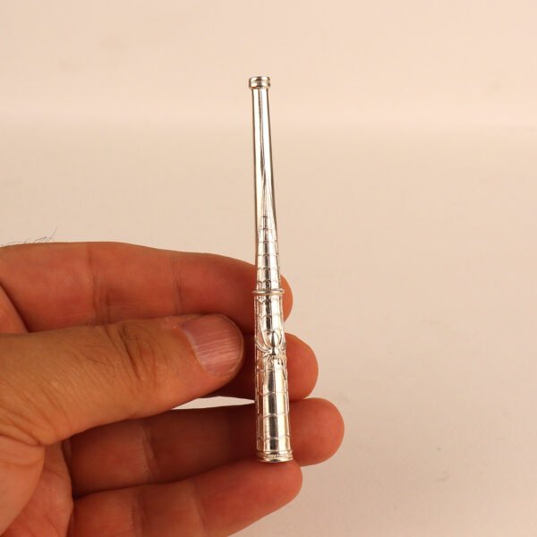 Sterling Silver Spider Cigarette Holder for Slim Cigarettes Sterling silver spider and spiderweb cigarette holder for slim cigarettes